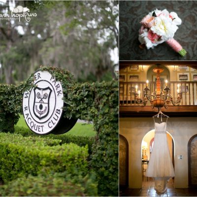 Lee Anna and Brian – Married! Winter Park Racquet Club Wedding