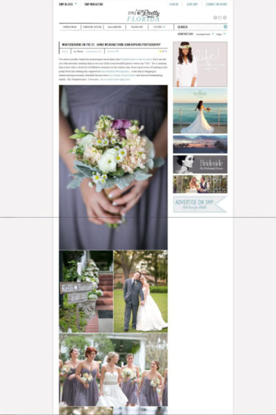 published wedding photographer, style me pretty, style me pretty florida, tampa wedding photographer, destination wedding photographer, published destination wedding photographer, st Augustine wedding photographer, winterbourne inn wedding