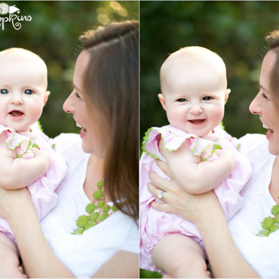 Amelia Grace is 6 months old! Jacksonville Family Photographer