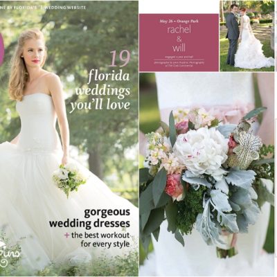 Published! Rachel and Will’s Club Continental Wedding in The Knot Magazine!